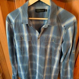 Men’s blue Calvin Klein casual shirt